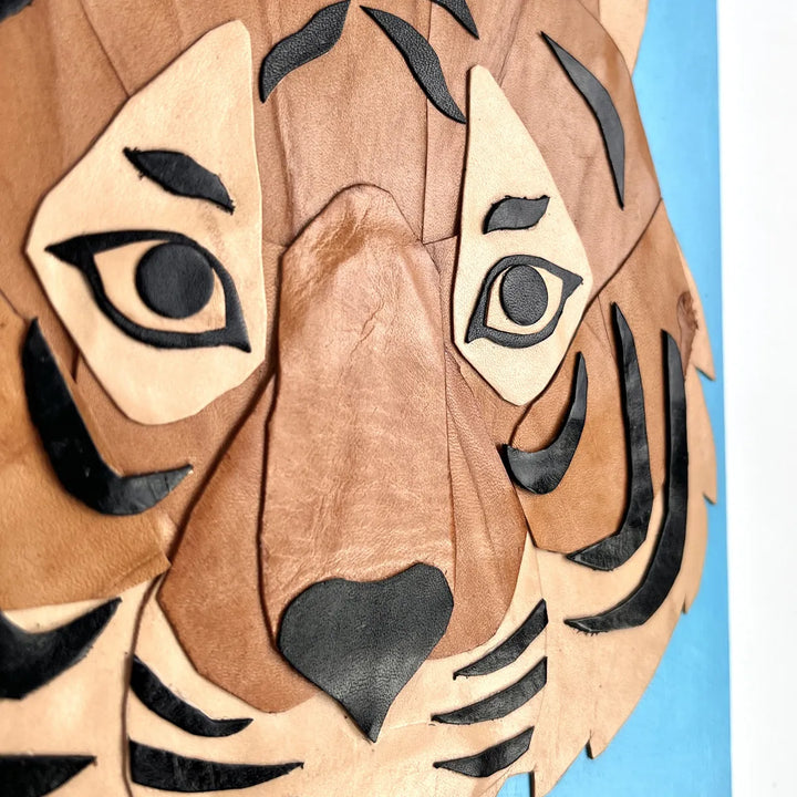 Leather collage（TIGER）